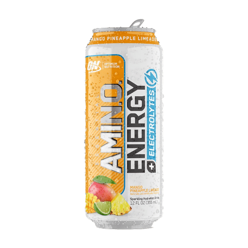 Amino Energy + Electrolytes Sparkling RTD by Optimum Nutrition is a convenient performance beverage, built from the ground up to fuel performance,