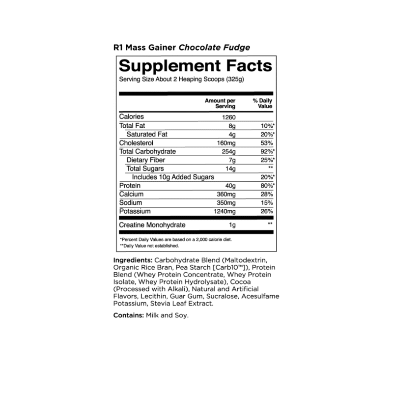 R1 MASS GAINER BY RULE 1 PROTEINS - Image 3