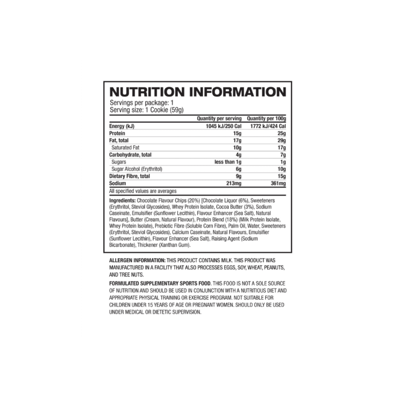 CHOCOLATE CHIP PROTEIN COOKIE BY QUEST NUTRITION - Image 2