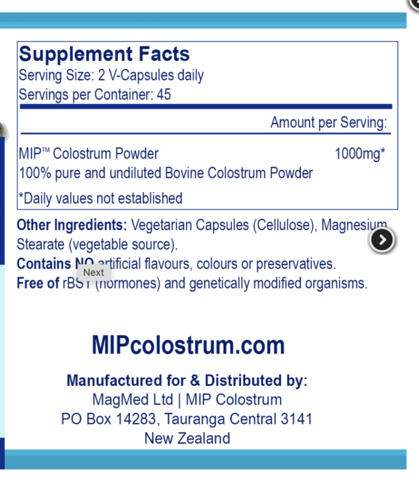 MAXI Immuno Plus Colostrum By MagMed New Zealand | EmpireLabz Australia