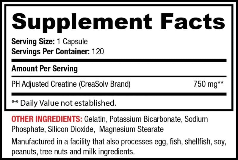 PH-MODIFIED Creatine Capsules By SAN - Image 2