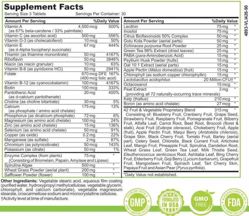 WELLNESS MULTIVITAMIN By VHI FIT - Image 2