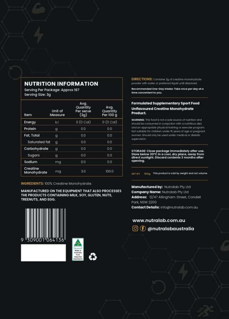 Creatine Monohydrate Nutralabs - Image 2